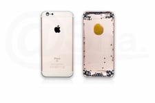 Rose Gold - Metal Chassis Rear Replacement Housing Back Cover For Iphone 6s Uk