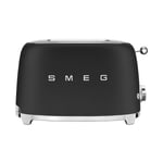 Toaster 2 tranches années 50 noir mat - Smeg