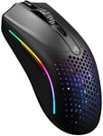 Glorious Model O 2 Mini Wireless Gaming Mouse: Superlight 57g, up to 210hr Battery, Dual Wireless 2.4GHz and Bluetooth 5.2, 26K Optical Sensor, 80M Clicks, 6 Programmable Buttons, FPS Mouse - Black