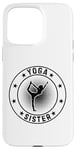 Coque pour iPhone 15 Pro Max Yoga Sister Yoga Meditation Yoga Sister