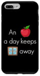 iPhone 7 Plus/8 Plus An Apple a day keeps windows away fun PC operating system Case