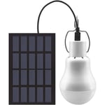 Gotrays - Lampe Solaire Portable à Ampoule led à énergie Solaire avec Panneau Solaire pour jardin, terrasse, intérieur, extérieur, randonnée,