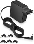 65W 45W Universel Chargeur Adaptateur Ordinateur Portable pour ASUS vivobook zenbook,Lenovo IdeaPad 330-14 330-15 330-17 510-15 Cordon d'alimentation avec 5 Conseils