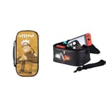 Lot Konix Naruto Shippuden Housse + sacoche de protection et transport pour consoles, jeux et accessoires Nintendo Switch, Switch Lite et Switch OLED