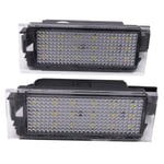 2Kpl Auton Led-Rekisterikilven Valo Yhteensopiva 2 2 3 Twingo Master Vel Satis Kanssa