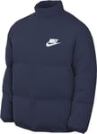 NIKE FB7368-410 M NK TF CLUB PUFFER JKT Jacket Men's MIDNIGHT NAVY/WHITE Size 3XL