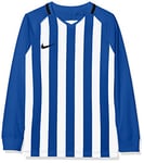 Nike Y NK STRP DVSN III JSY LS T-Shirt à Manches Longues Garçon, Royal Blue/White/Black/(Black), FR : XS (Taille Fabricant : XS)