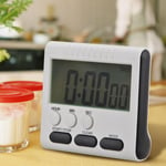 Magnetic Large LCD Digital Kitchen Timer Alarm Count Up Down Clock 24 Hours