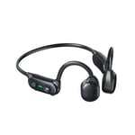 Bone Conduction Earphone Open Ear Wireless Bluetooth 5.0 black