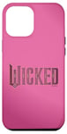 Coque pour iPhone 12 Pro Max Wicked Movie Logo Glinda Pink And Gold