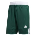 adidas 3G Speed Reversible Shorts Sport Homme, Dark Green/White, XXL