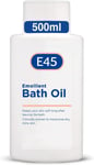 E45 Bath Oil 500 ml – E45 Bath Oil Emollient to Moisturise & Hydrate Dry Skin – 