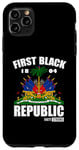 Coque pour iPhone 11 Pro Max Révolution historique depuis 1804 Première République noire haïtienne