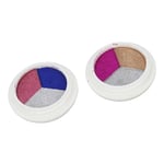 Solid Mirror Powder Super Bright Eye Shadow Disc DIY Eyeshadow Sticks Mirror GF0