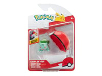 Pokemon Clip N Go Bulbasaur With Poke Ball