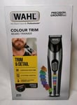 Wahl Colour Trim Stubble and Beard Trimmer Kit Silver 9891-117