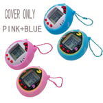 Coque De Protection En Silicone Pour Tamagotchi,Convient Également Aux Appareils Pac-Man Avec Anneau De Couleur - Type Pink And Blue