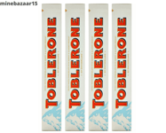 Toblerone White, Giant Limited Edition 4 pieces with each 360 grams  Switzerland