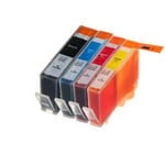 CARTOUCHEPRO - Lot de 4 Cartouches compatibles HP HP n°364 XL (1xNoire CN684E, 1xCyan CB323, 1xMagenta CB324, 1xJaune CB325)