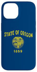 iPhone 14 STATE OF OREGON FLAG THE BEAVER STATE Case