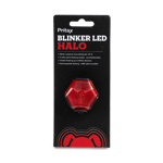 Blinkende LED-halo, 5 cm, rød - Hund - Tur med Hunden - Refleks og lykter - Pritax