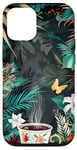 Coque pour iPhone 12/12 Pro White Pop Art Tropical Magic Book Floral Coffee Books