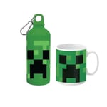 Kids Licensing Tasse et gourde en aluminium 500 ml, Minecraft