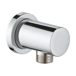 GROHE Rainshower Shower Outlet Elbow for Hand Showers, Incl Round Escutcheon, Chrome 27057000