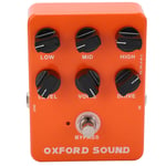 Amplifier Simulator Pedal Orange Metal British Rock Pedals With 6 Knobs For GF0