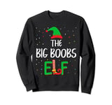 Big Boobs Elf Family Matching Christmas Pjs Funny Sweatshirt