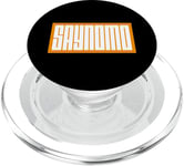 Orange SAYNOMO (Say No More) Orange Color Graphic PopSockets PopGrip pour MagSafe