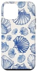 iPhone 12 mini Blue ink Seashell Starfish Ocean Beach Sea Case