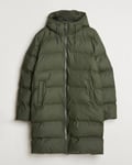 RAINS Alta Long Puffer Parka Green