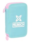 Safta Munich Heaven – Children's School Pencil Case, Pencil Case with Colours, with 28 Tools Included, Ideal for Children from 5 to 14 Years, Comfortable and Versatile, Quality and Resistance, 12.5 x