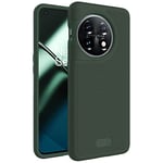 TUDIA DualShield Grip designed for OnePlus 11 Case 5G (2023), [MergeGrip] Dual Layer Shockproof Slim Military Grade Non-Slip Tough Heavy Duty Protective Phone Case Cover (Pine Green)