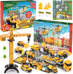 MDINGTD Kids Advent Calendar 2024, Toys Cars for 3 4 5 6 7 Year Old Boys Advent