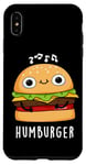 Coque pour iPhone XS Max Jeu de mots drôle pour hamburger Hum-burger