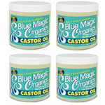 4x Blue Magic Orignals Castor Oil Hair & Scalp Conditioner 12oz (340g)