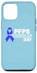 Coque pour iPhone 12/12 Pro Blue Ribbon PFPS Journée de sensibilisation au syndrome de la douleur fémorale rotulienne