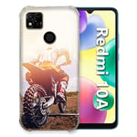 Coque pour Xiaomi Redmi 10A Moto Cross Soleil