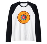 Vinyl Record Player Album Raglan Baseball Tee