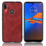 Motorola Admiral Moto E6 Plus kuoret - Punainen