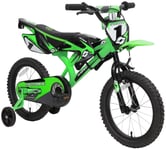 Hyper 16 Inch Wheel Size Unisex Beginner Motobike - Green