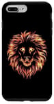 iPhone 7 Plus/8 Plus Gold Galaxy Face Lion King Of Animals From Africa Case