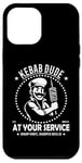 Coque pour iPhone 12 Pro Max Couteau à aiguiser Kebab Dude - Sharp Skills - Design amusant