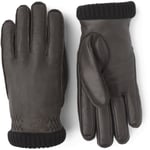 Hestra Hestra Deerskin Primaloft Rib - Dark Brown - Herr - 11- Naturkompaniet