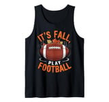 Celebrate Fall with Football Perfect for Game Day Fans Tank Top