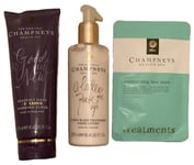 Champneys Health Spa Citrus Blush Hand Lotion Warming Shower Scrub Face Mask X3