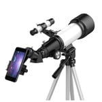 Télescope Lunette Astronomique 400 x 70 avec Trépied et Support Téléphone YONIS - Neuf