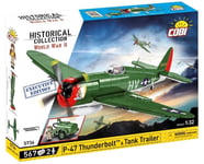 COBI 5736 - P-47 THUNDERBOLT & TANK TRAILER